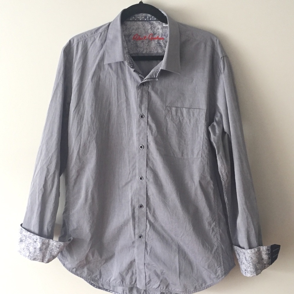 Robert Graham Tailored Fit Flip Cuff Size XL